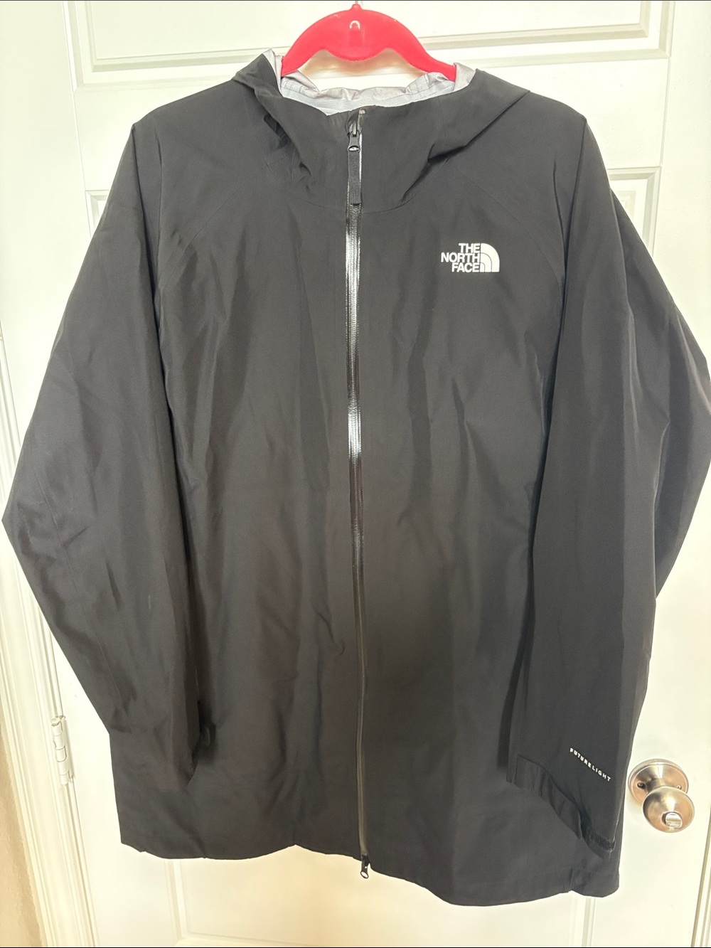 The North Face Black Waterproof Hooded Raincoat